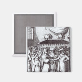 jüdische Hochzeit Magnet (Vorderseite/Rückseite)