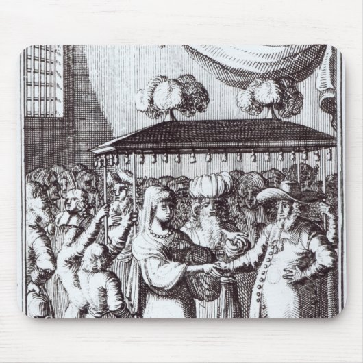 Jüdische Hochzeit Mousepad (Vorne)