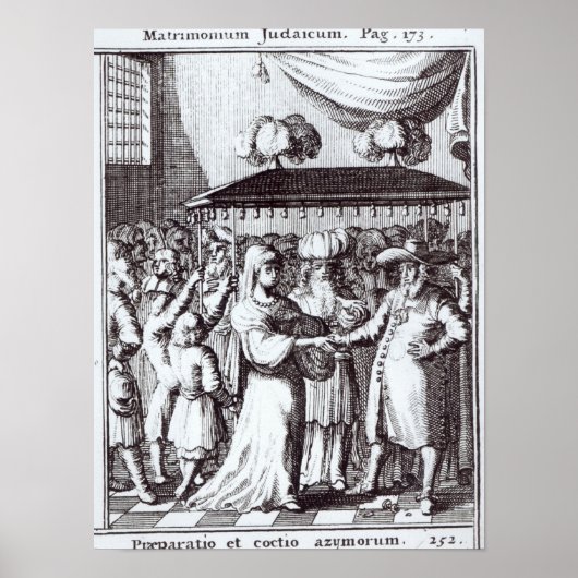 jüdische Hochzeit Poster (Vorne)