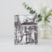 jüdische Hochzeit Postkarte (Stehend Vorderseite)