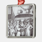 Jüdische Hochzeit Silbernes Ornament (Links)