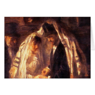 Jüdische Hochzeit - Vintage Kunst durch Israëls
