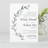 Jüdische Hochzeitseinladung von Wispy Blume Einladung (Stehend Vorderseite)