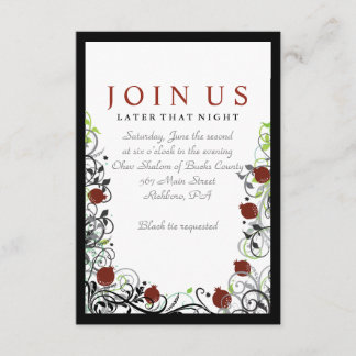 Jüdische Hochzeitskarte des Pomegranats - Party Einladung