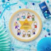 Jüdische Holiday-Star-Babies-Teller Pappteller (Party)