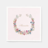 Jüdische Hübsche Blume für Kleinkinder Serviette (Vorderseite)