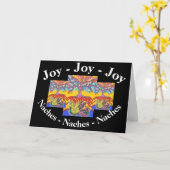 Jüdische & jiddische Naches & Freude Karte (Gelbe Blume)