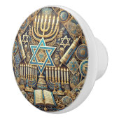 Jüdische Knöpfe und ziehen Keramikknauf (Rechts)