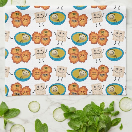 jüdische Küche Geschirrtuch (Gefaltet)