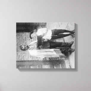 Jüdische Leute mit Tanakh auf Jom Kippur Leinwanddruck