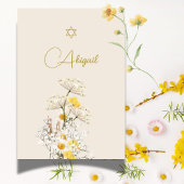 Jüdische Mädchenjunge mit Wasserfarbenkennzeichnun Einladung