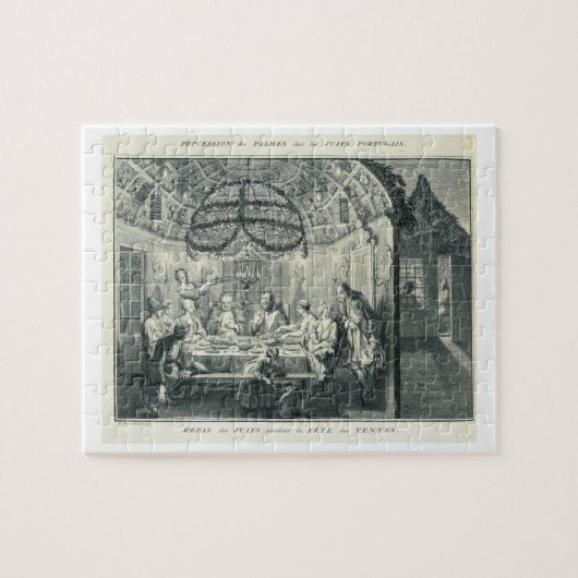 Jüdische Mahlzeit während des Festes der Puzzle (Horizontal)