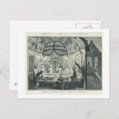 Jüdische Mahlzeit Während des Festes der Tabernacl Postkarte (Vorne/Hinten)