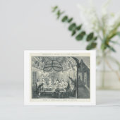 Jüdische Mahlzeit Während des Festes der Tabernacl Postkarte (Stehend Vorderseite)