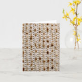 Jüdische Matzo-Karte Karte (Gelbe Blume)