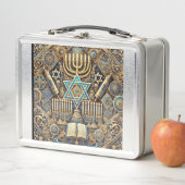 Jüdische Metalldose Metall Brotdose (Beispiel)