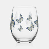 Jüdische Monarchin Weinglas Ohne Stiel (Links)