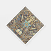 Jüdische Papierserviette (Ecke)