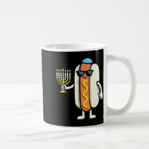 Jüdische PJs Hotdog Lustige Lebensmittel Hanukkah Kaffeetasse