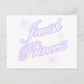 Jüdische Prinzessin-Lavendel Postkarte