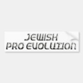 Jüdische Pro-Evolution Autoaufkleber (Vorne)