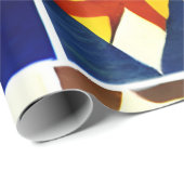 Jüdische religiöse Symbole - Geschenkpapier (Rolleneckpunkt)