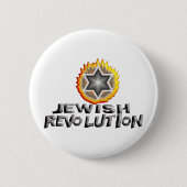 Jüdische Revolution Button (Vorderseite)