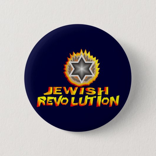 Jüdische Revolution Button (Vorderseite)