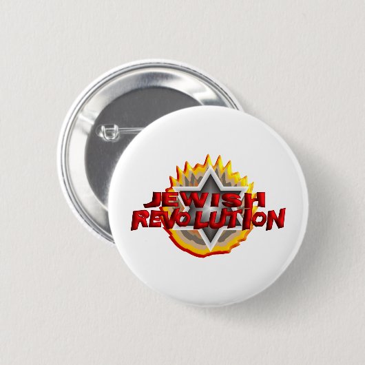 Jüdische Revolution Button (Vorne & Hinten)