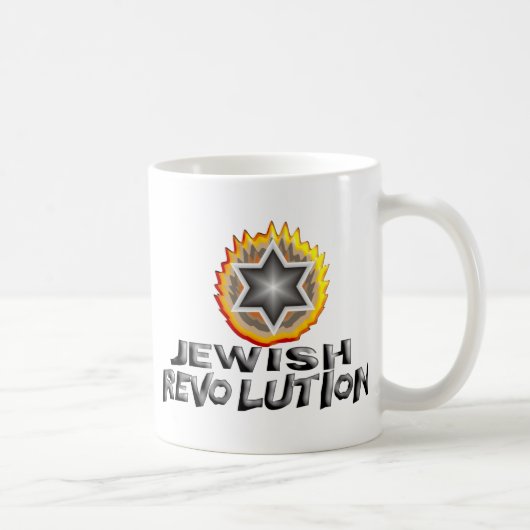 Jüdische Revolution Kaffeetasse (Rechts)