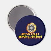 Jüdische Revolution Magnet (Vorderseite/Rückseite)