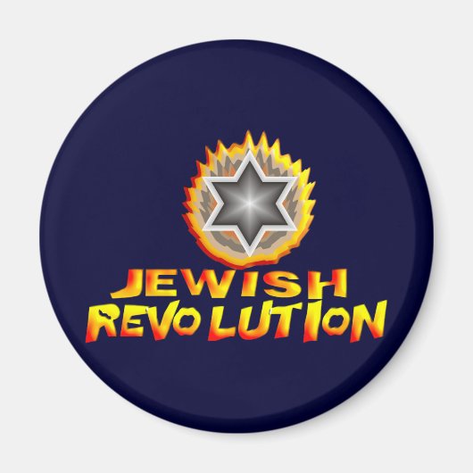Jüdische Revolution Magnet (Vorne)