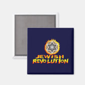 Jüdische Revolution Magnet (Vorderseite/Rückseite)