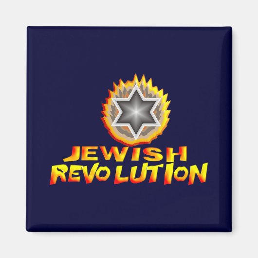 Jüdische Revolution Magnet (Vorne)