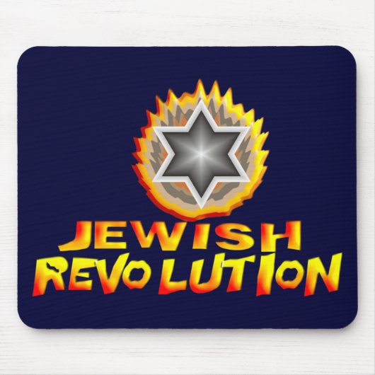 Jüdische Revolution Mousepad (Vorne)