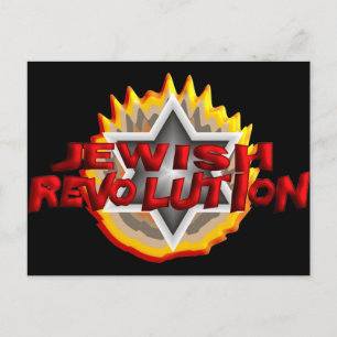 Jüdische Revolution Postkarte