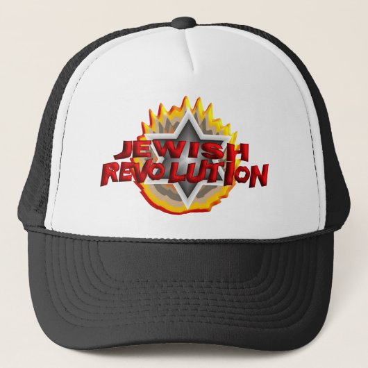 Jüdische Revolution Truckerkappe (Vorderseite)