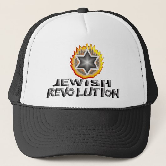 Jüdische Revolution Truckerkappe (Vorderseite)