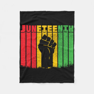 Jüdische schwarze Geschichte Afro American Fre Fleecedecke