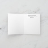 Jüdische Silvesterkartenklagen 3:52 Feiertagskarte (Innenseite)