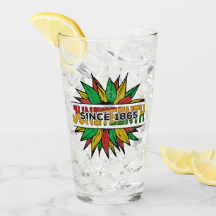 Jüdische Sonnenblume 1865 Emanzipation Afrikanisch Glas