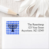 Jüdische Sterne und Menorah (Insitu)