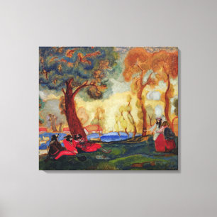 Jüdische stillstehende Schauspieler, 1910s Leinwanddruck