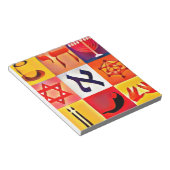 Jüdische Symbole Notizblock (angewinkelt)