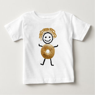 Jüdische T-Shirt-Kinder - Bagel-Kind Baby T-shirt