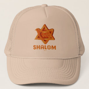 JÜDISCHE TAUBE DES HUT-SHALOM TRUCKERKAPPE