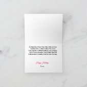 Jüdische und zahnfreundliche Rentier Funny Chrismu Karte (Innenseite)