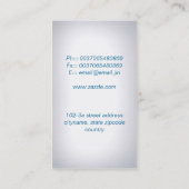 Jüdische Visitenkarte (Rückseite)