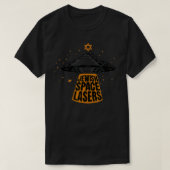 Jüdische Weltraumlaser T-Shirt (Design vorne)