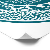 Jüdische Zuhause Blessing Birkat Habayit Poster (Ecke)